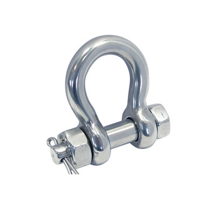 Round Shackle with Anchor Lock Stainless Steel