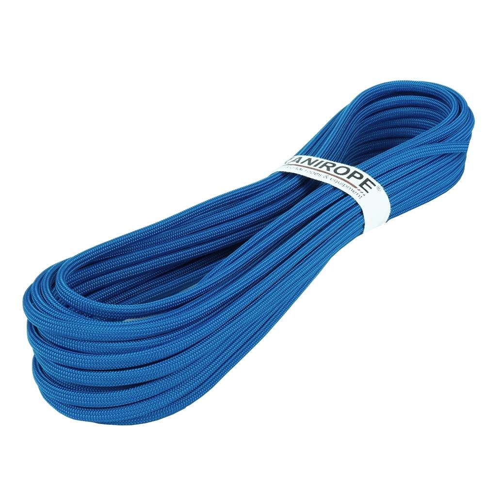 Paracord 550 XPRO ø3,8mm by the meter caribbean blue braided by  Kanirope®-82015