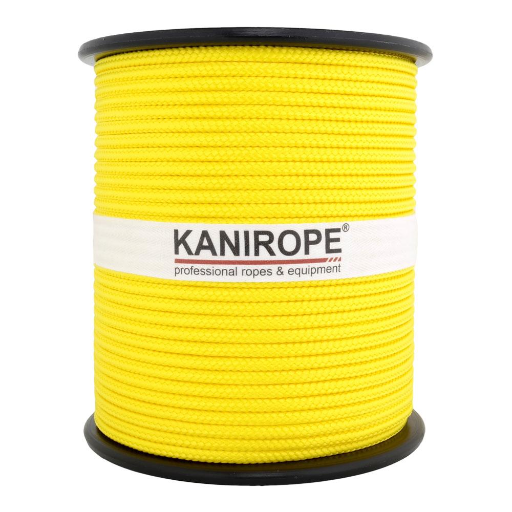 PP Rope MULTIBRAID ø4mm 300m Reel Yellow (1132) Braided by Kanirope®