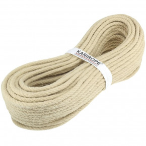 Polyhemp rope SPINTWIST ø6mm 3-strand twisted by Kanirope®