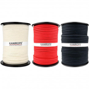 Cotton Rope COBRAID ø6mm 16-strand Braided by Kanirope®