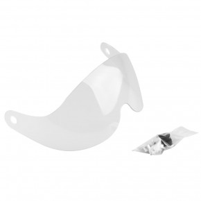 Protective eye shield SMALL CLEAR VISOR by Rock Helmets